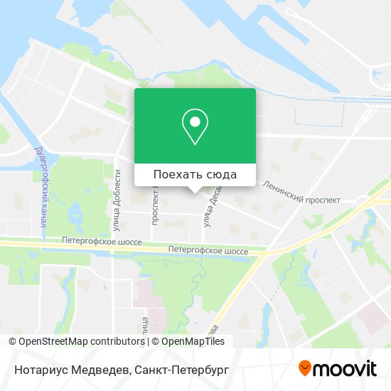 Карта Нотариус Медведев