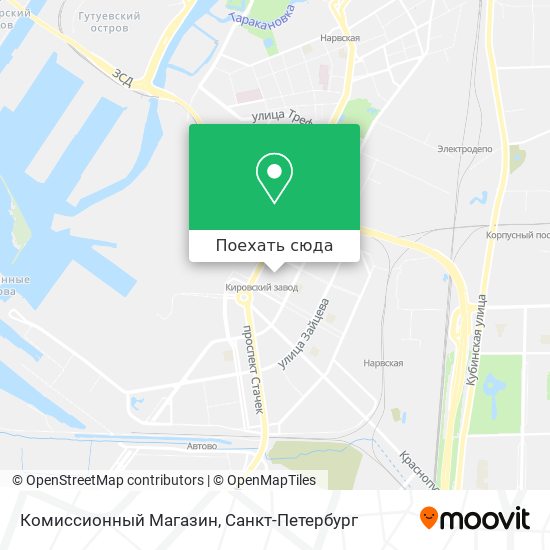 Карта Комиссионный Магазин