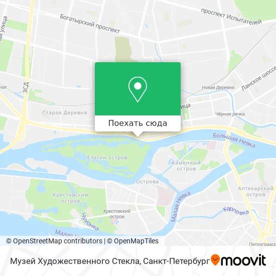 Карта Музей Художественного Стекла