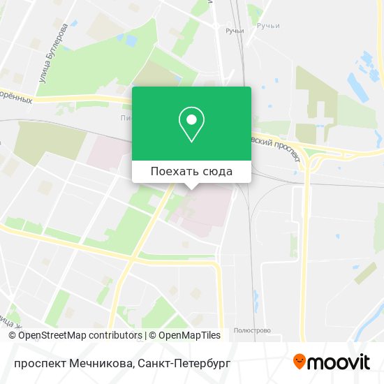 Карта проспект Мечникова