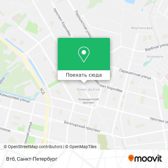 Карта Втб