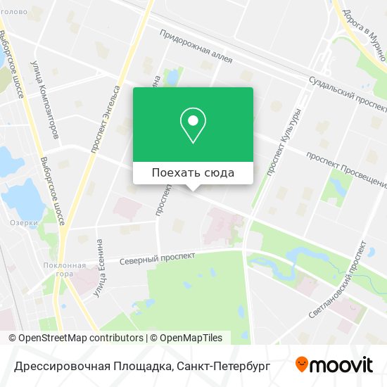 Карта Дрессировочная Площадка