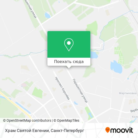 Карта Храм Святой Евгении