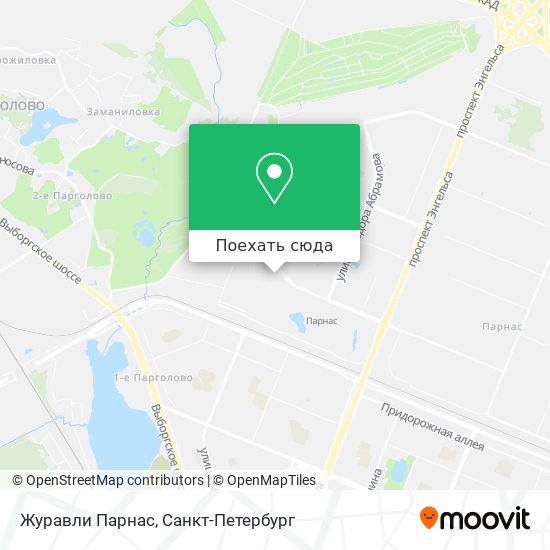 Карта Журавли Парнас