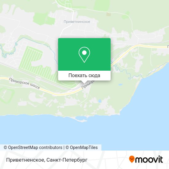 Карта Приветненское