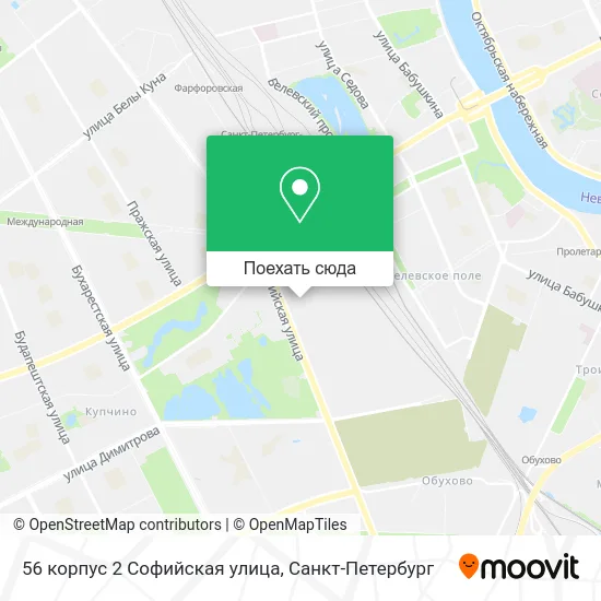 Карта 56 корпус 2 Софийская улица