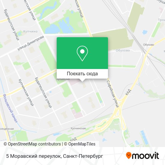 Карта 5 Моравский переулок