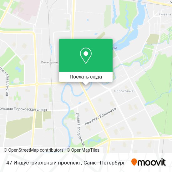Карта 47 Индустриальный проспект