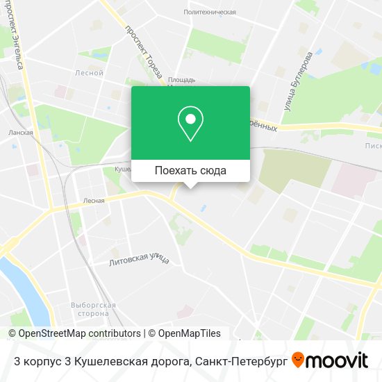 Карта 3 корпус 3 Кушелевская дорога