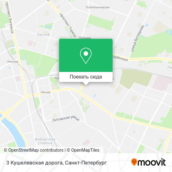 Карта 3 Кушелевская дорога