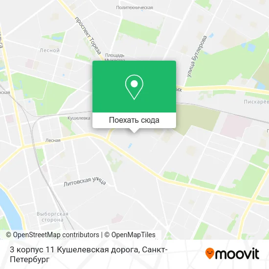 Карта 3 корпус 11 Кушелевская дорога
