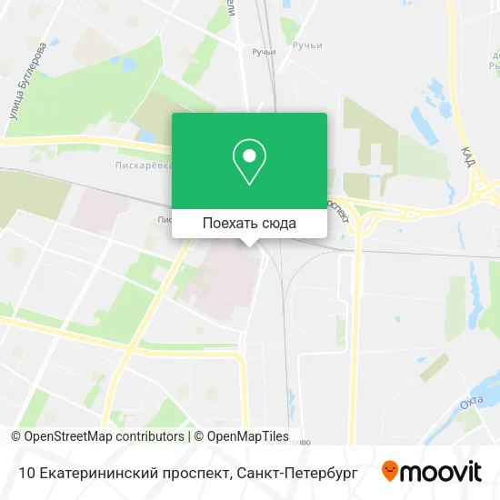 Карта 10 Екатерининский проспект