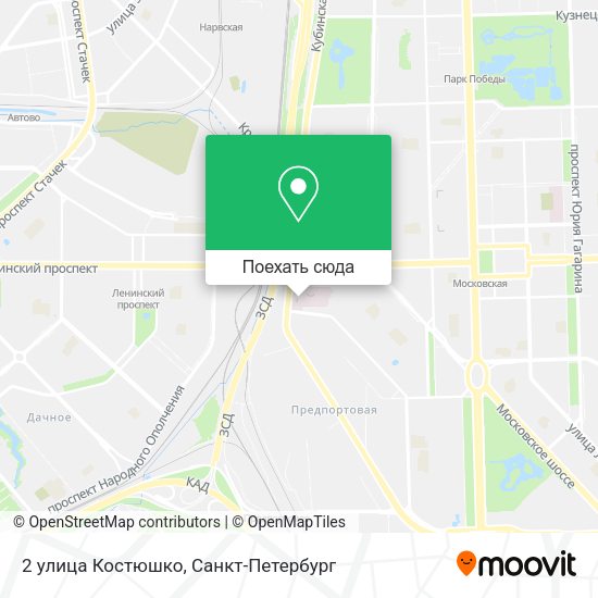 Карта 2 улица Костюшко