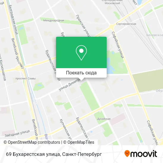 Карта 69 Бухарестская улица