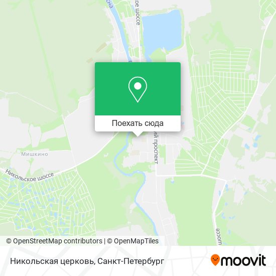 Карта Никольская церковь