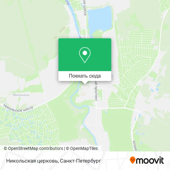 Карта Никольская церковь