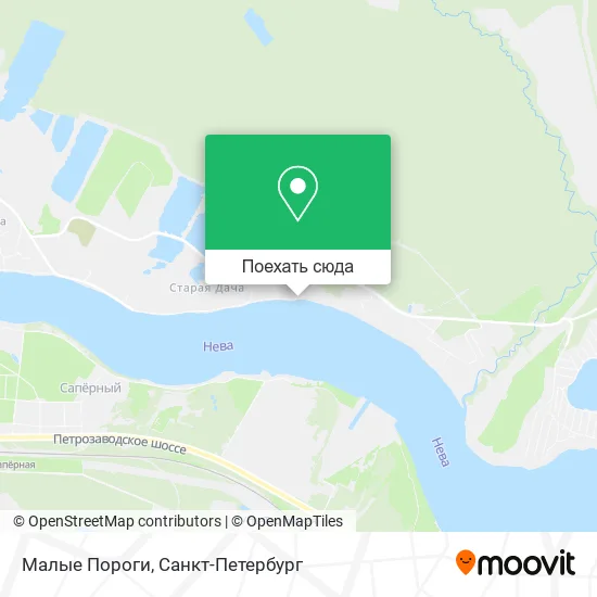 Карта Малые Пороги