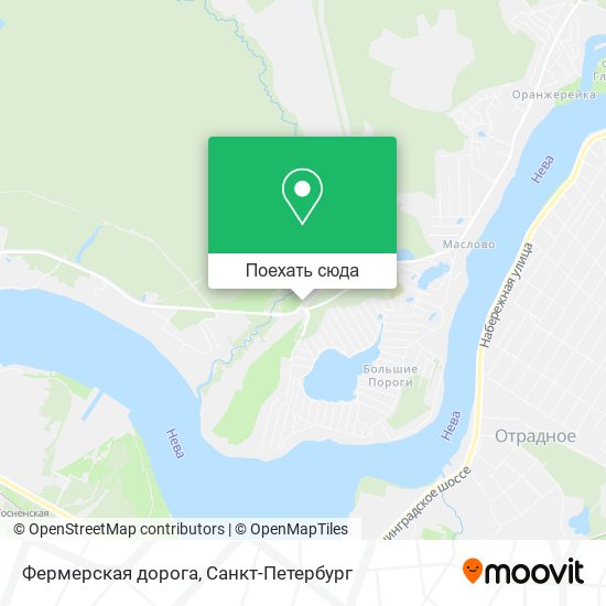 Карта Фермерская дорога