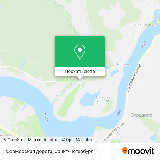 Карта Фермерская дорога