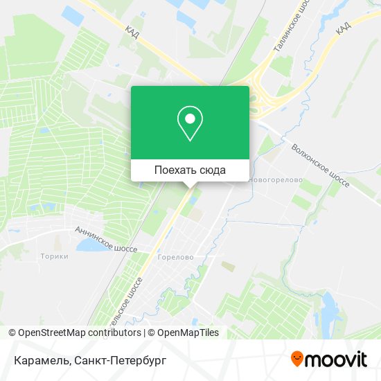 Карта Карамель