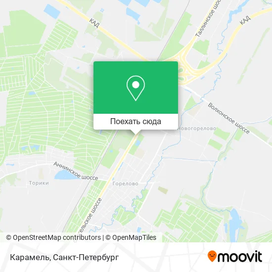 Карта Карамель