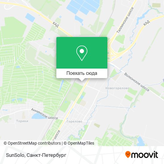 Карта SunSolo