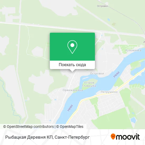 Карта Рыбацкая Деревня КП