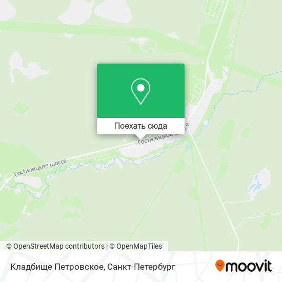 Карта Кладбище Петровское