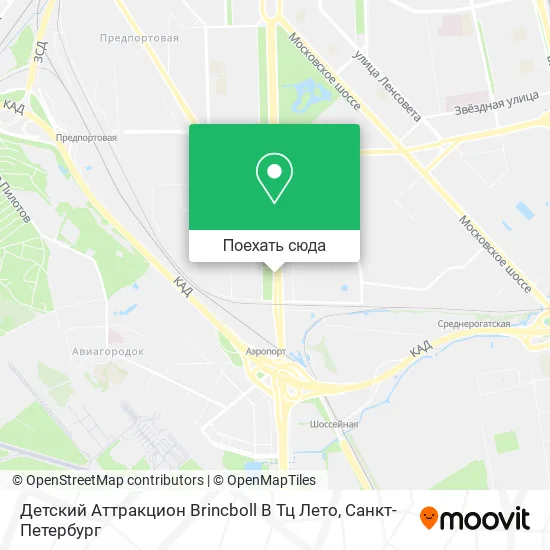 Карта Детский Аттракцион Brincboll В Тц Лето