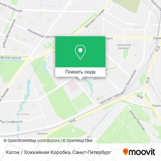 Карта Каток / Хоккейная Коробка