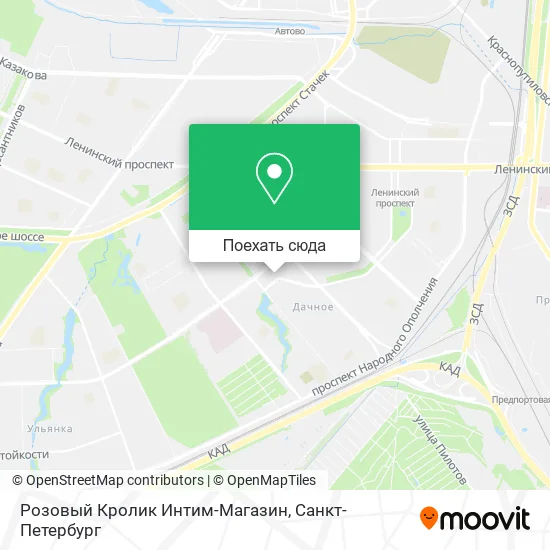 Карта Розовый Кролик Интим-Магазин