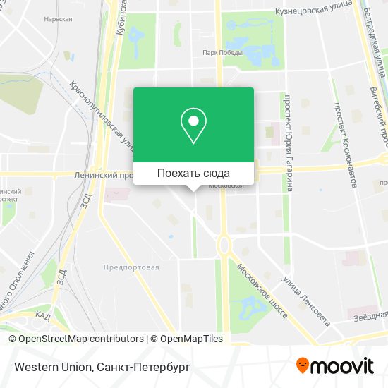 Карта Western Union