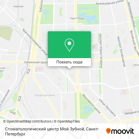 Карта Стоматологический центр Мой Зубной