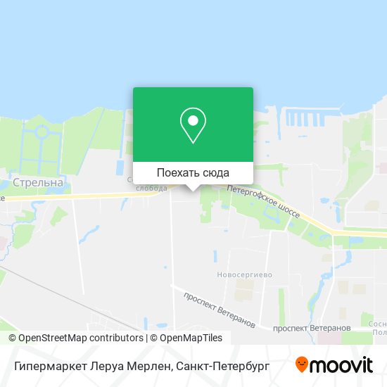Карта Гипермаркет Леруа Мерлен