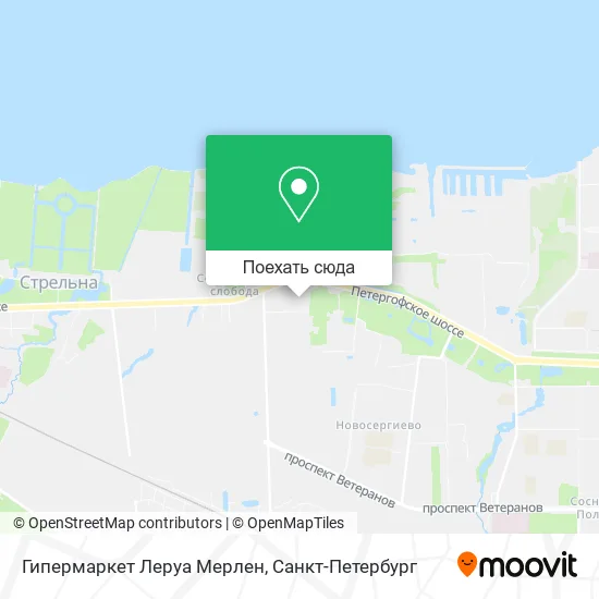 Карта Гипермаркет Леруа Мерлен