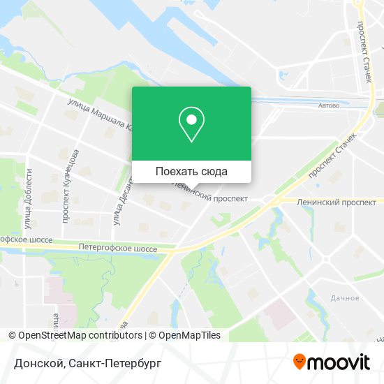 Карта Донской