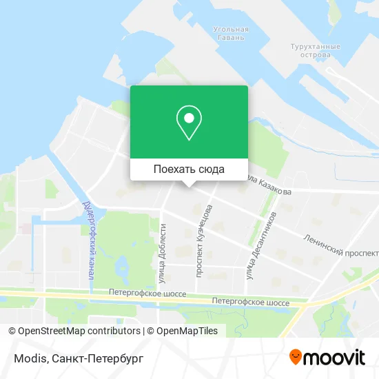 Карта Modis