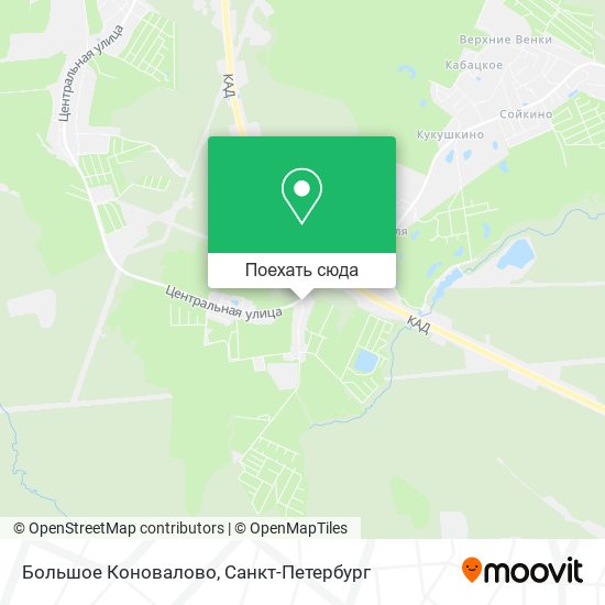 Карта Большое Коновалово