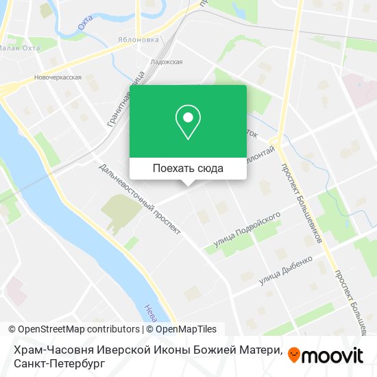 Карта Храм-Часовня Иверской Иконы Божией Матери