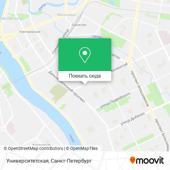 Карта Университетская