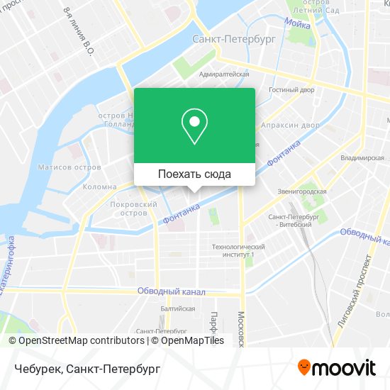 Карта Чебурек