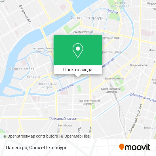 Карта Палестра