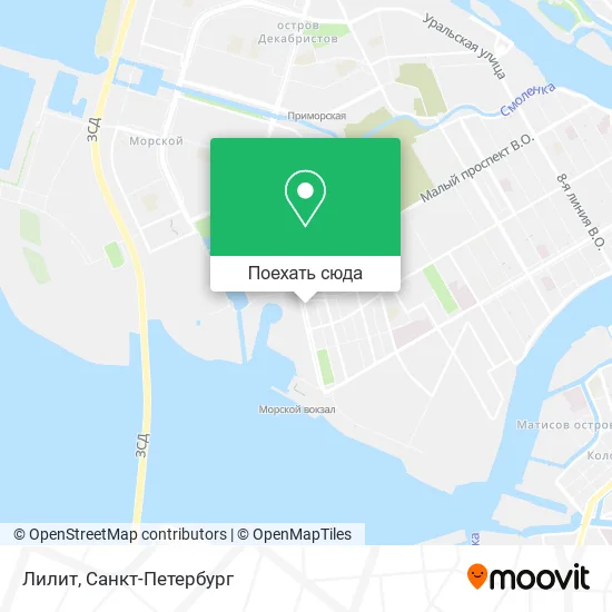 Карта Лилит