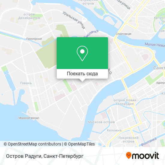Карта Остров Радуги