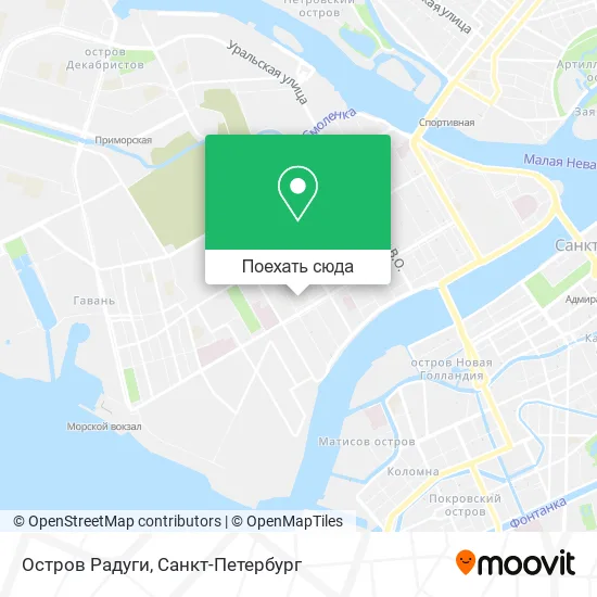 Карта Остров Радуги