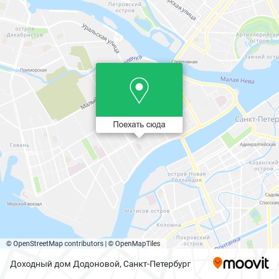 Карта Доходный дом Додоновой