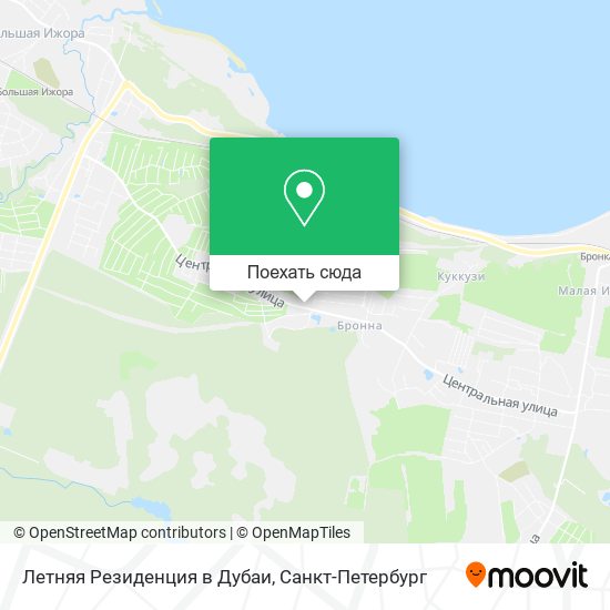 Карта Летняя Резиденция в Дубаи