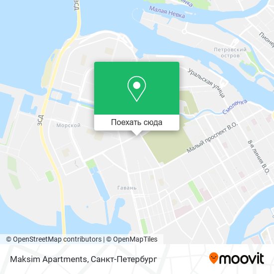 Карта Maksim Apartments