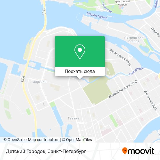 Карта Детский Городок