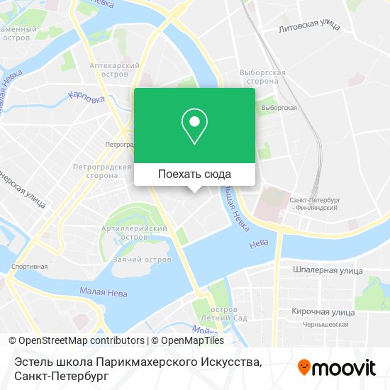 Карта Эстель школа Парикмахерского Искусства